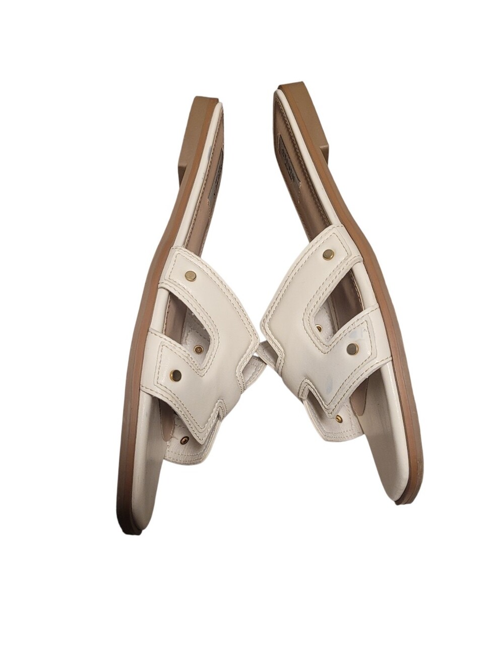 Harlien-P Steven Women's Cream Slides - Picture 3 of 8